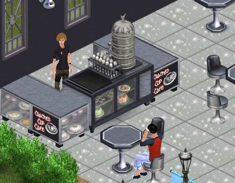 Cracked cup Cafe set