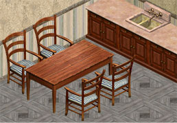 Tuscan Dining Table and Chair