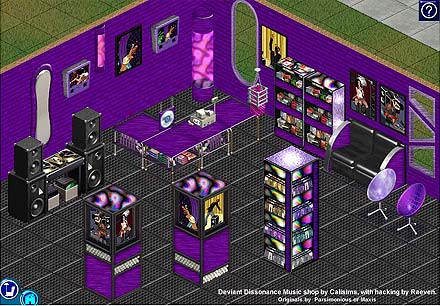 Deviant Dissonance Music Shop by CaliSims